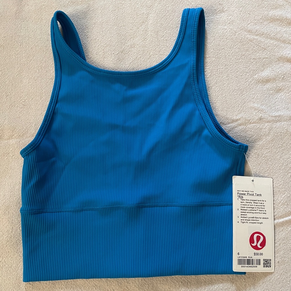 Lululemon Power Pivot Tank *Rib